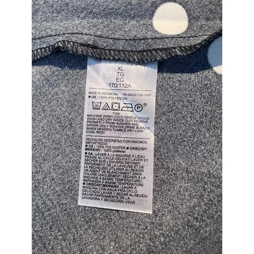 NWT Old Navy Dress Cowl Neck Slip Maxi Polka Dot Satin Romantic Party Retro - Picture 8 of 8